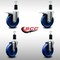 Service Caster 5'' SS Solid Poly Swivel 1-3/8'' Expanding Stem Caster Set 2 Total Lock Brakes, 4PK SCC-SSEXTTL20S514-SPUS-2-S-2-138 - alternate 5